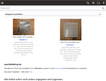 Tablet Screenshot of leuchtbildshop.net